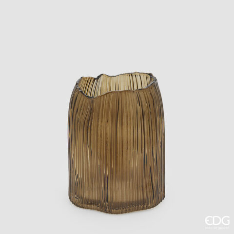 EDG Enzo De Gasperi - Vaso Millerighe Sinuoso H22 D17 Cm