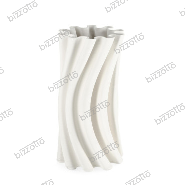 Bizzotto - Vaso Haylee Bianco H 31 Cm