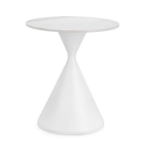 Bizzotto - Tavolino Joona D 50 Cm Bianco