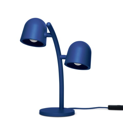 Fatboy - Little Lebow Lampada da tavolo dimmerabile, blu, 17x29.2x42 cm